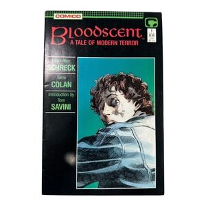 Comico Bloodscent Comic‎ Book A Tale of Modern Terror Dean Allen Schreck